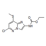 Ethyl [6-Chloro-8-(methylthio)imidazo[1,2-b]pyridazin-2-yl]carbamate