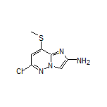 6-Chloro-8-(methylthio)imidazo[1,2-b]pyridazin-2-amine