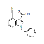 1-Benzyl-4-cyano-1H-indole-3-carboxylic Acid