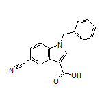 1-Benzyl-5-cyano-1H-indole-3-carboxylic Acid