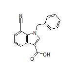 1-Benzyl-7-cyano-1H-indole-3-carboxylic Acid