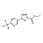 Ethyl 5-[6-(Trifluoromethyl)pyridin-3-yl]-1H-1,2,4-triazole-3-carboxylate