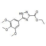 Ethyl 5-(3,4,5-Trimethoxyphenyl)-1H-1,2,4-triazole-3-carboxylate