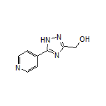 [5-(Pyridin-4-yl)-1H-1,2,4-triazol-3-yl]methanol