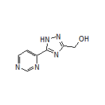 [5-(Pyrimidin-4-yl)-1H-1,2,4-triazol-3-yl]methanol