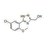 [5-(5-Chloro-2-methoxyphenyl)-1H-1,2,4-triazol-3-yl]methanol