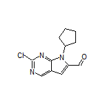 2-Chloro-7-cyclopentyl-7H-pyrrolo[2,3-d]pyrimidine-6-carbaldehyde