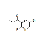 1-(5-Bromo-2-fluoro-3-pyridyl)-1-propanone