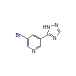 3-Bromo-5-(1H-1,2,4-triazol-5-yl)pyridine