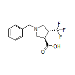 (3R,4R)-1-Benzyl-4-(trifluoromethyl)pyrrolidine-3-carboxylic Acid