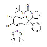 [(S)-2-[(S)-1-Bromo-2-pyrrolidinyl]-5-chloro-6-fluoro-2-phenyl-2,3-dihydrobenzofurane-4-boronic Acid Pinacol Ester