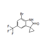 7’-Bromo-5’-(trifluoromethyl)spiro[cyclopropane-1,3’-indolin]-2’-one