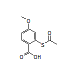 2-(Acetylthio)-4-methoxybenzoic Acid