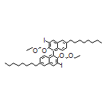 2,2’-Bis(ethoxymethoxy)-3,3’-diiodo-6,6’-dioctyl-1,1’-binaphthalene