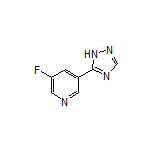 3-Fluoro-5-(1H-1,2,4-triazol-5-yl)pyridine