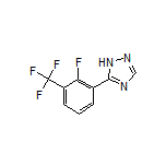 5-[2-Fluoro-3-(trifluoromethyl)phenyl]-1H-1,2,4-triazole