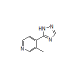 3-Methyl-4-(1H-1,2,4-triazol-5-yl)pyridine