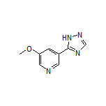 3-Methoxy-5-(1H-1,2,4-triazol-5-yl)pyridine