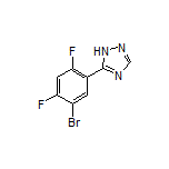 5-(5-Bromo-2,4-difluorophenyl)-1H-1,2,4-triazole