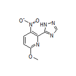 6-Methoxy-3-nitro-2-(1H-1,2,4-triazol-5-yl)pyridine