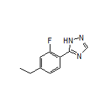 5-(4-Ethyl-2-fluorophenyl)-1H-1,2,4-triazole