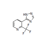 3-(1H-1,2,4-Triazol-5-yl)-2-(trifluoromethyl)pyridine