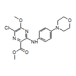 Methyl 6-Chloro-5-methoxy-3-[(4-morpholinophenyl)amino]pyrazine-2-carboxylate