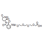 14-[[2-(2,6-Dioxo-3-piperidyl)-1,3-dioxo-4-isoindolinyl]amino]-3,6,9,12-tetraoxatetradecan-1-oic Acid