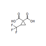 2-(Trifluoromethyl)cyclopropane-1,1-dicarboxylic Acid