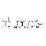 5-[[5-Methyl-2-[(3,4,5-trimethylphenyl)amino]-4-pyrimidinyl]amino]benzoxazol-2(3H)-one