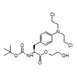 2-Hydroxyethyl (S)-3-[4-[Bis(2-chloroethyl)amino]phenyl]-2-(Boc-amino)propanoate