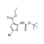 Ethyl 5-Bromo-2-(Boc-amino)thiophene-3-carboxylate