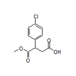 3-(4-Chlorophenyl)-4-methoxy-4-oxobutanoic Acid