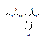 Methyl 3-(Boc-amino)-2-(4-chlorophenyl)propanoate