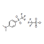 4-(Dimethylamino)-1-[(trifluoromethyl)sulfonyl]pyridin-1-ium Trifluoromethanesulfonate