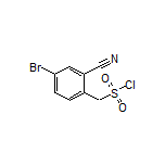 (4-Bromo-2-cyanophenyl)methanesulfonyl Chloride