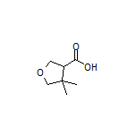 4,4-Dimethyltetrahydrofuran-3-carboxylic Acid