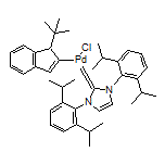 [1,3-Bis(2,6-diisopropylphenyl)-1H-imidazol-2(3H)-ylidene][1-(tert-butyl)-1H-inden-2-yl]palladium(IV) Chloride