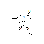 Ethyl 2-Methylene-5-oxohexahydro-1H-pyrrolizine-7a-carboxylate