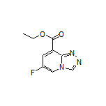 Ethyl 6-Fluoro-[1,2,4]triazolo[4,3-a]pyridine-8-carboxylate