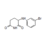 3-[(3-Bromophenyl)amino]piperidine-2,6-dione