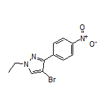 4-Bromo-1-ethyl-3-(4-nitrophenyl)-1H-pyrazole