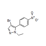 4-Bromo-1-ethyl-5-(4-nitrophenyl)-1H-pyrazole