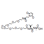 N-[31-(2,5-Dioxo-2,5-dihydro-1-pyrrolyl)-29-oxo-4,7,10,13,16,19,22,25-octaoxa-28-azahentriacontan-1-oyl]-L-valyl-L-alanine