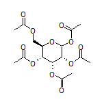 6-(Acetoxymethyl)tetrahydro-2H-pyran-2,3,4,5-tetrayl (3R,4R,5R,6R)-Tetraacetate