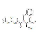 Methyl (R)-2-[(R)-N-Benzyl-2-(Boc-amino)propanamido]-3-hydroxypropanoate