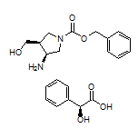 [(3S,4S)-4-Amino-1-Cbz-3-pyrrolidinyl]methanol (S)-Mandelate Salt