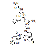 (S)-N-(2-Amino-2-oxoethyl)-2-[2-(2-aminoacetamido)acetamido]-N-[[2-[[(1S,9S)-9-ethyl-5-fluoro-9-hydroxy-4-methyl-10,13-dioxo-1,2,3,9,10,12,13,15-octahydrobenzo[de]pyrano[3’,4’:6,7]indolizino[1,2-b]quinolin-1-yl]amino]-2-oxoethoxy]methyl]-3-phenylpropanamide