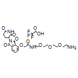 N-[2-[2-[2-(2-Aminoethoxy)ethoxy]ethoxy]ethyl]-2-[[2-(2,6-dioxo-3-piperidyl)-1,3-dioxo-4-isoindolinyl]oxy]acetamide Trifluoroacetate