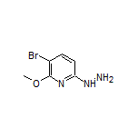 3-Bromo-6-hydrazinyl-2-methoxypyridine